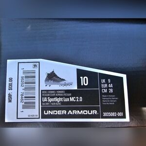 Under Armour Spotlight Lux MC 2.0 football cleats